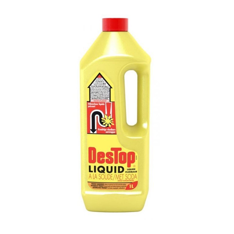 Déboucheur liquide soude - DESTOP